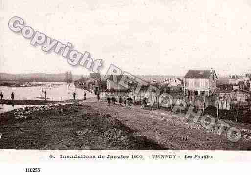 Ville de VIGNEUXSURSEINE, carte postale ancienne