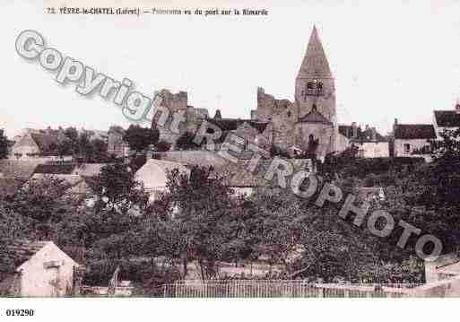 Ville de YEVRELECHATEL, carte postale ancienne