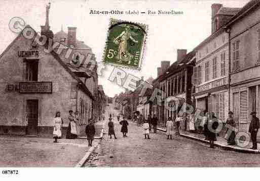 Ville de AIXENOTHE, carte postale ancienne