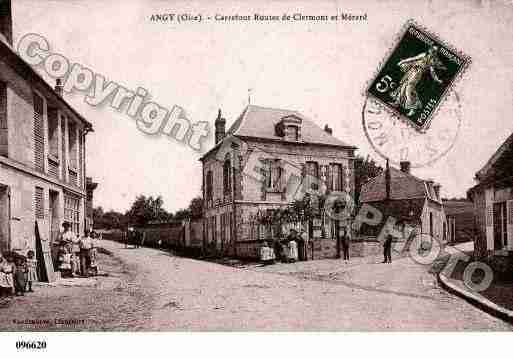 Ville de ANGY, carte postale ancienne