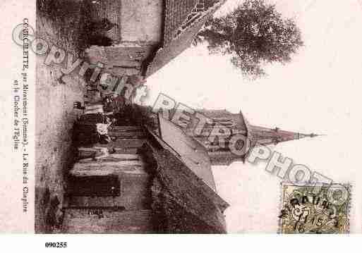 Ville de COURCELETTE, carte postale ancienne