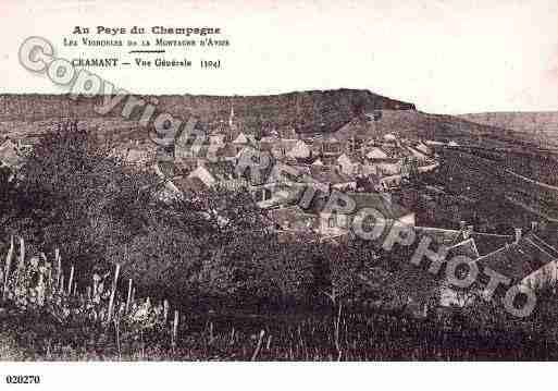 Ville de CRAMANT, carte postale ancienne