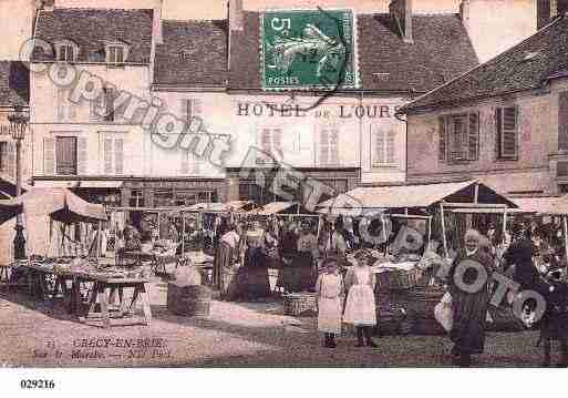 Ville de CRECYLACHAPELLE, carte postale ancienne