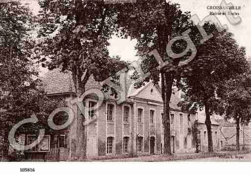 Ville de CROISSANVILLE, carte postale ancienne