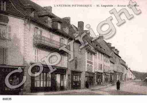 Ville de LAGUIOLE, carte postale ancienne