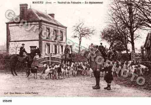 Ville de MAHERU, carte postale ancienne