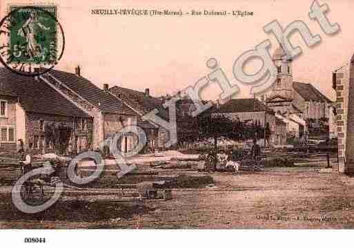 Ville de NEUILLYL\'EVEQUE, carte postale ancienne