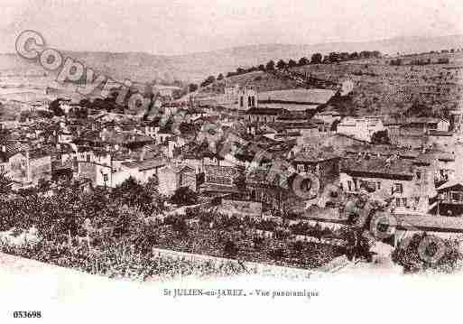 Ville de SAINTJULIENENJAREZ, carte postale ancienne