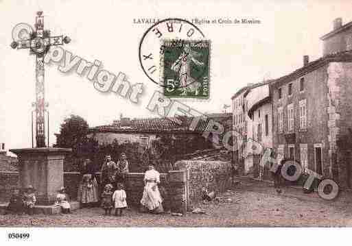 Ville de VALLA(LA), carte postale ancienne