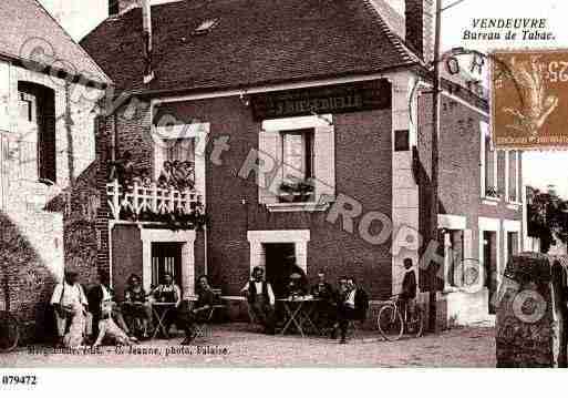 Ville de VENDEUVRE, carte postale ancienne