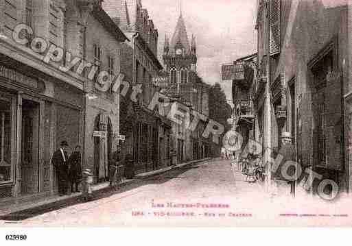 Ville de VICENBIGORRE, carte postale ancienne