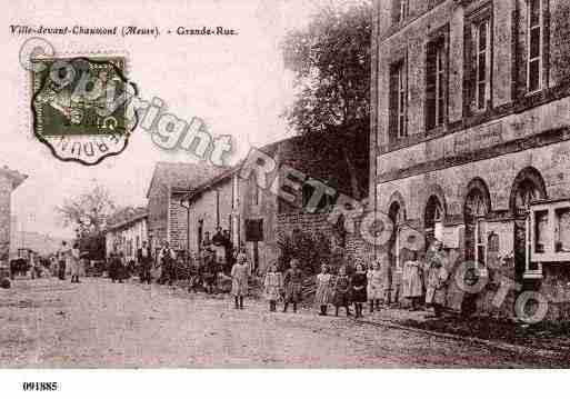 Ville de VILLEDEVANTCHAUMONT, carte postale ancienne