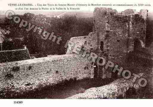 Ville de YEVRELECHATEL, carte postale ancienne