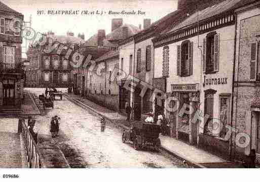 Ville de BEAUPREAU, carte postale ancienne