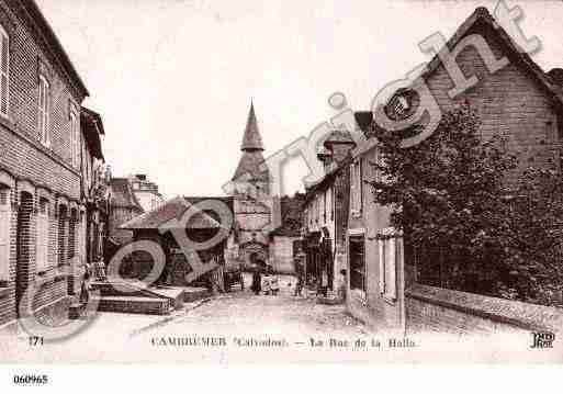 Ville de CAMBREMER, carte postale ancienne