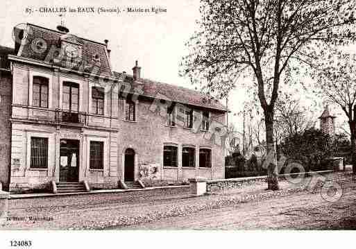 Ville de CHALLESLESEAUX, carte postale ancienne