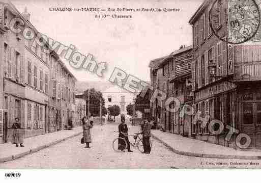 Ville de CHALONSSURMARNE, carte postale ancienne