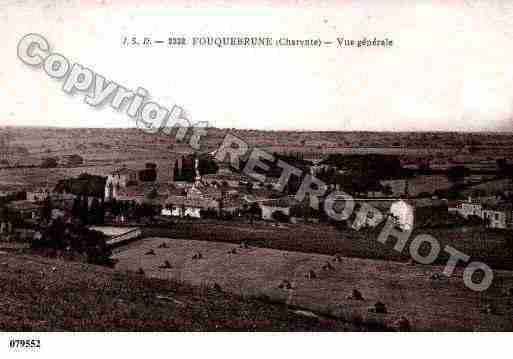 Ville de FOUQUEBRUNE, carte postale ancienne