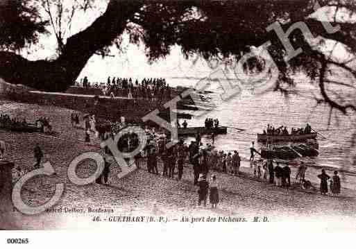 Ville de GUETHARY, carte postale ancienne