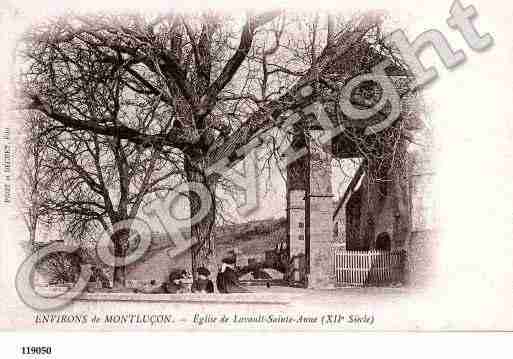 Ville de LAVAULTSAINTEANNE, carte postale ancienne