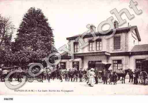 Ville de NANGIS, carte postale ancienne