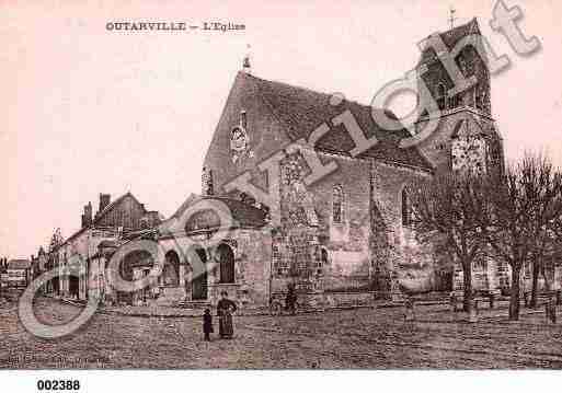 Ville de OUTARVILLE, carte postale ancienne