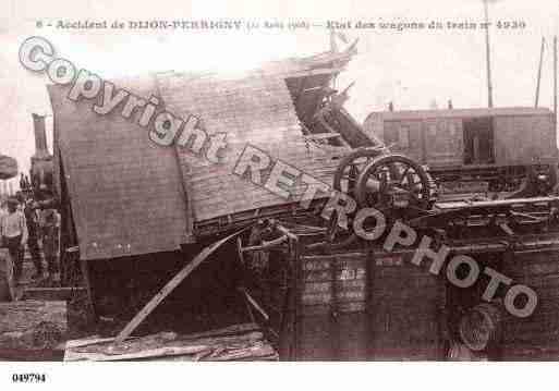 Ville de PERRIGNYLESDIJON, carte postale ancienne