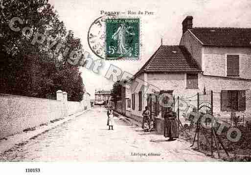 Ville de PUSSAY, carte postale ancienne