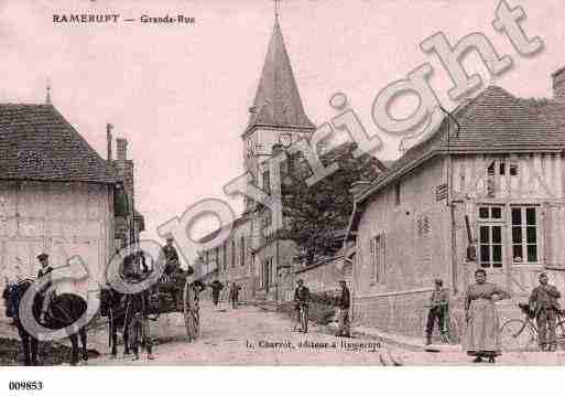Ville de RAMERUPT, carte postale ancienne