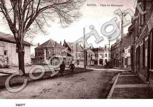 Ville de ROISEL, carte postale ancienne