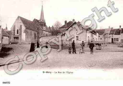 Ville de SAINTMERY, carte postale ancienne