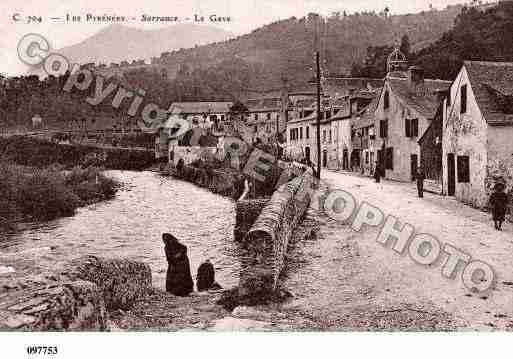 Ville de SARRANCE, carte postale ancienne