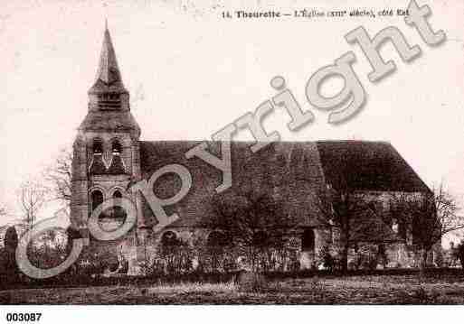 Ville de THOUROTTE, carte postale ancienne