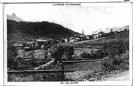 Ville de ALLUES(LES), carte postale ancienne