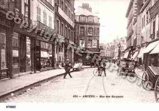 Ville de AMIENS, carte postale ancienne