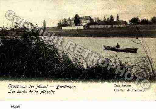 Ville de BOUSSE, carte postale ancienne