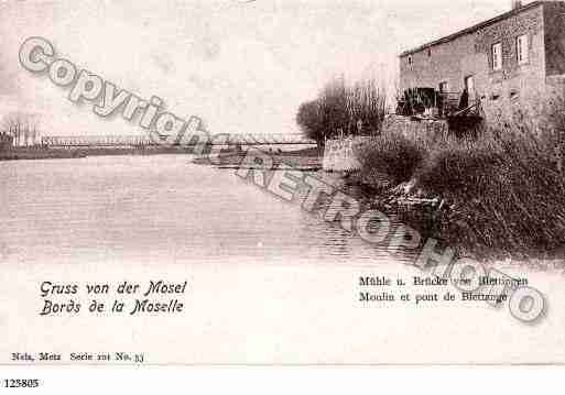 Ville de BOUSSE, carte postale ancienne