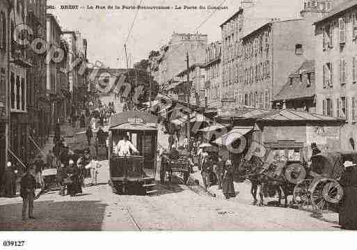 Ville de BREST, carte postale ancienne