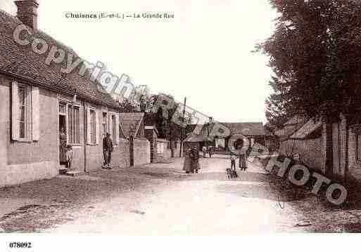 Ville de CHUISNES, carte postale ancienne