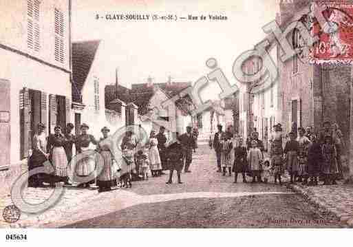 Ville de CLAYESOUILLY, carte postale ancienne