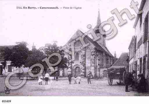 Ville de CONCRESSAULT, carte postale ancienne