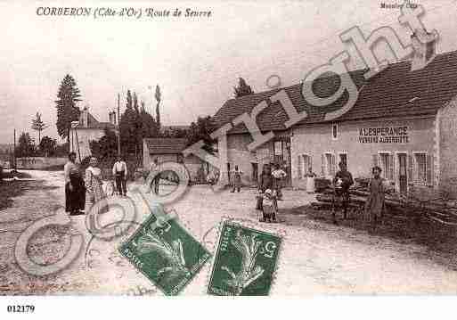 Ville de CORBERON, carte postale ancienne