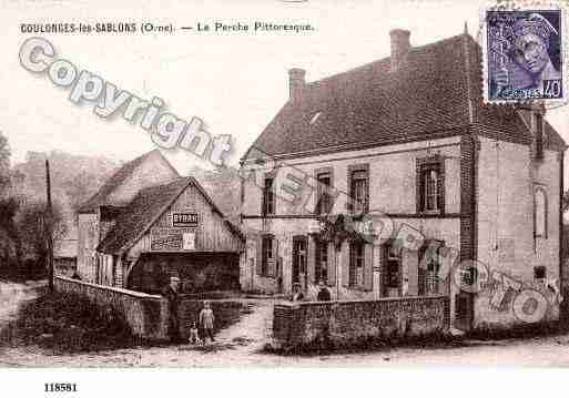 Ville de COULONGESLESSABLONS, carte postale ancienne