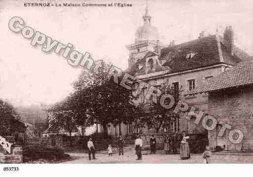 Ville de ETERNOZ, carte postale ancienne