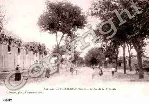 Ville de FLEURANCE, carte postale ancienne