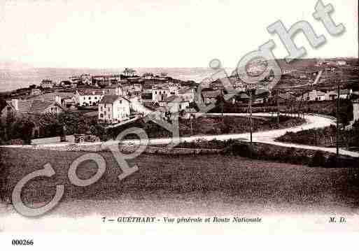 Ville de GUETHARY, carte postale ancienne