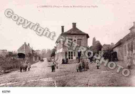 Ville de LARBROYE, carte postale ancienne