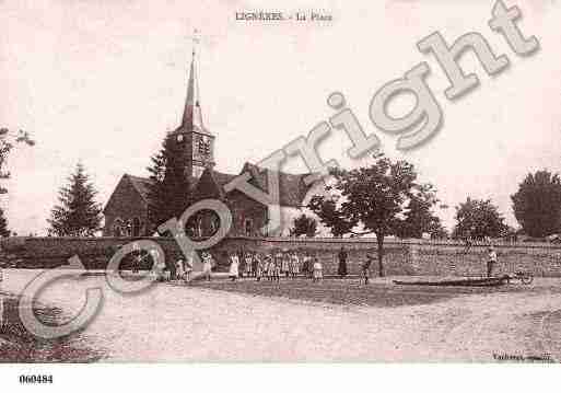 Ville de LIGNIERES, carte postale ancienne