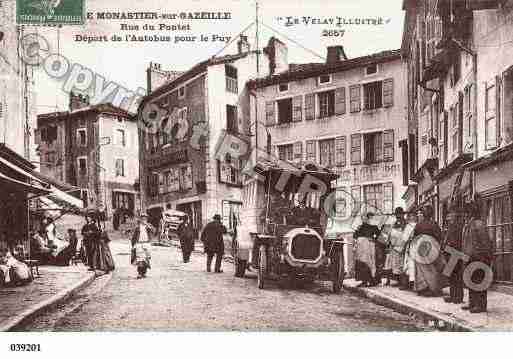 Ville de MONASTIERSURGAZEILLE(LE), carte postale ancienne