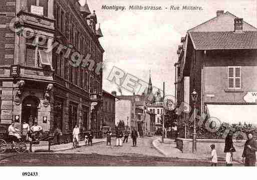 Ville de MONTIGNYLESMETZ, carte postale ancienne